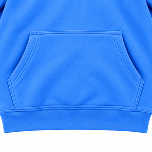 <b>Pink</b> Winter Oversized Heavyweight 100% Cotton Discharge Embroidered Pullover <b>Hoodie</b> Pocket Rhinestone Embellishments - Product Image 5