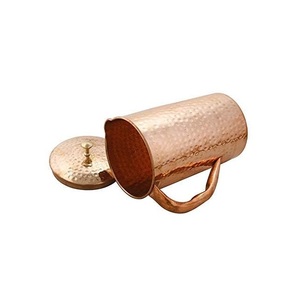 Jarra de cobre puro antibacteriana para la purificación y almacenamiento de agua natural de fabricante y proveedor indio - Product Image 2