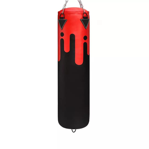 Sac de frappe lourd en cuir PU très demandé avec logo personnalisé, outil d'entraînement pour hommes, rempli de sable, avec options OEM ODM - Product Image 2