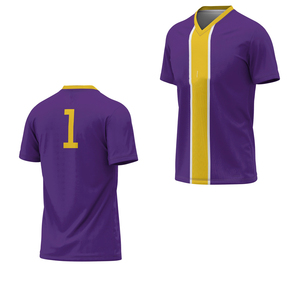 Customized Logo Printed Quick Dry Soccer Jersey Football Training Sports Wear High Quality 100% Polyester Wholesale Clothing - Product Image 3