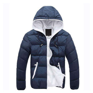<b>Men</b>’s Winter Parka <b>Jacket</b> Solid Colors Bubble Coat Puffer <b>Plus</b> <b>Size</b> Formal Style New Winter Clothes Warm Insulated Hooded - Product Image 1