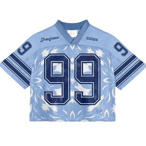 Custom Sublimated Printing Trendy Baseball Football Wear Soccer <b>Shirt</b> Embroidery Mesh Crop National Team Fans Football Jersey - Product Image 1