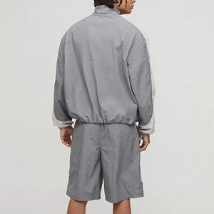 Ensemble court en nylon populaire pour hommes 2024, veste et pantalon de survêtement coupe-vent pour hommes, fabriqué au Pakistan - Product Image 3