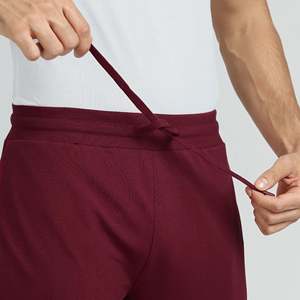 New Arrival High Quality <b>Men's</b> Scarlet <b>Red</b> Washed Joggers <b>For</b> <b>Men</b> Breathable <b>Men's</b> <b>Trouser</b> Ribbed Cuffs With Pocket Wholesale - Product Image 4