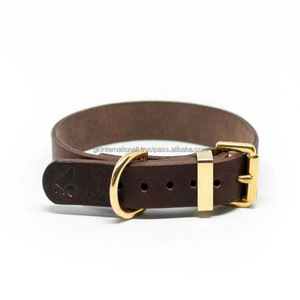 Collar de perro de cuero Premium de alta calidad, collar de mascota duradero ajustable, adecuado para cachorros pequeños, medianos y grandes - Product Image 4