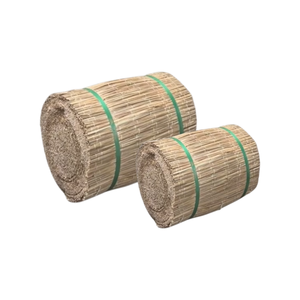 Alfombra de junco ecológica más vendida para macetas y cubiertas de troncos de árboles, barrera de protección para árboles, alfombra enrollable de alta calidad - Product Image 1