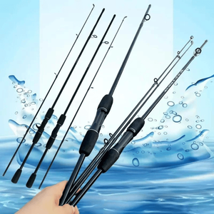 Canna da Pesca in Fibra di Carbonio Ultra Leggera da 6 Piedi per Pesca a Fondo e a Galleggiante, Durezza Media - Product Image 4