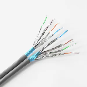 1000ft Bulk FFTP S/FTP Cat6a Cable 23AWG CM Rated Solid Wire UTP CAT6 Network Cable CAT 6A