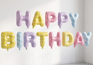 Ballons en mylar en forme de lettres pour anniversaires, remises de diplômes et autres événements - Utilisation en intérieur - Product Image 4