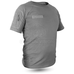 Camiseta Táctica Ligera y Transpirable para Hombre, de Algodón Suave, Manga Corta, para Entrenamiento - Product Image 3