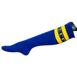 Sigma Gamma Rho <b>Knee</b> <b>High</b> <b>Socks</b> Blue <b>Women's</b> Sorority Athletic <b>Socks</b> Greek Letter Crew Stockings Casual Sportswear Custom Logo - Product Image 2