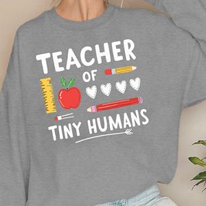TEACHER OF TINY HUMANS sudaderas de mujer - Product Image 5