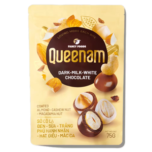 ช็อกโกแลตดรากีขายดีจากโรงงาน ผู้ผลิตขายตรง รับผลิตแบบ OEM/ODM ฮาลาล ช็อกโกแลตเคลือบอัลมอนด์ เม็ดมะม่วงหิมพานต์ แมคคาเดเมีย นัท 75 กรัม - Product Image 1