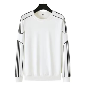 เสื้อสเวตเชิ้ตผู้ชายแฟชั่นใหม่สวมใส่สบายขายส่ง เสื้อสเวตเชิ้ตลำลองสีพื้นสำหรับฤดูใบไม้ผลิ - Product Image 5