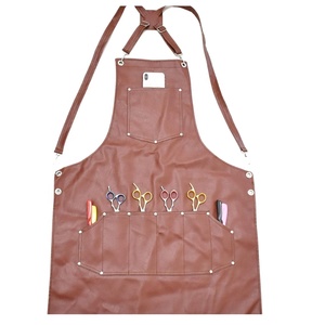 Delantal de Barbero Personalizable de Lona de Algodón Impermeable y Reutilizable para Peluquero Hombre/Mujer con Bolsillos - Product Image 1