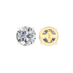 Boucles d'oreilles en or massif 14K 9K 10K 18K avec diamants de laboratoire certifiés IGI, fabricant de bijoux fins éthiques RJC ODM OEM, vente en gros EA502068 - Product Image 4