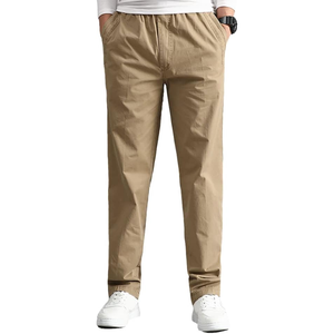 <b>Men</b>’s Cargo Jogger Pants, <b>Elastic</b> Waist Casual Long <b>Trousers</b>, Lightweight Utility Sweatpants for Everyday and Outdoor Wear - Product Image 1