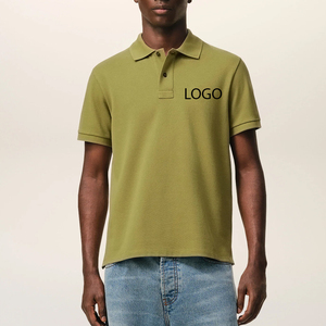 Polo homme slim fit à manches courtes, confortable et respirant, col rabattu / Chemise à prix d'usine, polo uni personnalisé - Product Image 1