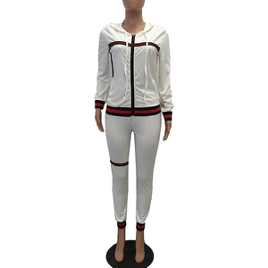 Ensemble de survêtement décontracté pour femmes, sur mesure, coupe régulière, léger, coupe-vent, best-seller - Product Image 1