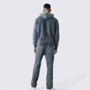 Survêtement Homme Délavé à l'Acide – Meilleur Prix – Respirant – Idéal Gym et Course – Nouveau Style – Sweat-shirt Vintage Délavé à l'Acide - Product Image 3