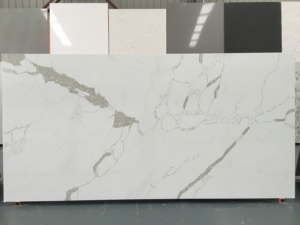 HIC Quartz Statuario Venato Calacatta Haute Qualité Design Moderne Quartz Artificiel Comptoirs En Pierre D'ingénierie Grande Dalle 5 + Ans - Product Image 6