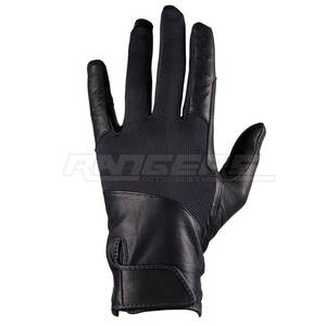 Gants d'équitation en cuir véritable noir de qualité supérieure, style unisexe, logo personnalisé, durables, pour l'hiver - Product Image 5