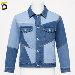 Veste en jean pour homme au look intemporel, tissu durable et coupe confortable pour les tenues décontractées, les voyages et le style de tous les jours - Product Image 1
