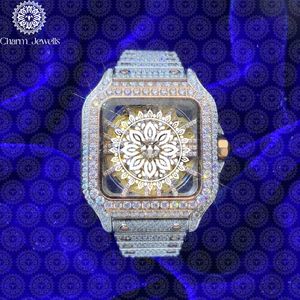 Reloj Charm_Jewells de Lujo en Acero Inoxidable de 40 mm con Detalles de Diamantes, Movimiento Mecánico Analógico, Fecha Automática, Resistente al Agua 10 Bar - Product Image 6