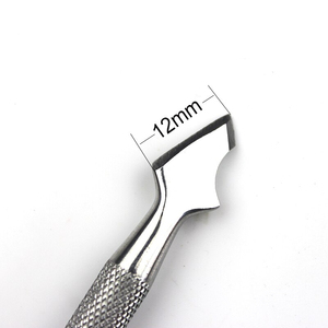 Poussoir à cuticules professionnel en acier inoxydable de haute qualité du Pakistan, personnalisé OEM, pour usage sur les ongles et les pieds, nouveau prix bas, prix de gros - Product Image 3