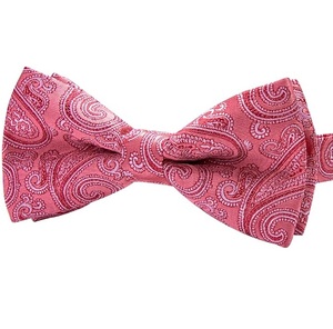 Nœuds papillon unis pour hommes, en soie et polyester, ajustables, faits main, personnalisables, pour smoking, mariage, fête, couleur rose - Product Image 1