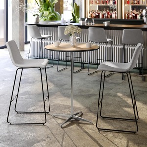 Table de bar en bois moderne pour la vente en gros, idéale pour les espaces commerciaux, mobilier en bois massif durable, parfait pour les bars, cafés, restaurants, hôtels, salons. - Product Image 2