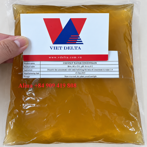 Concentré d'eau de coco vietnamienne pure – Minéraux et électrolytes naturels, 60 Brix, approvisionnement en vrac / Mme Alina - Product Image 6