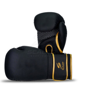 Guantes de Boxeo MMA Más Vendidos, Impermeables, de Cuero, que Absorben la Humedad, con Cierre Ajustable de Gancho y Bucle para Entrenamiento Durante Todo el Día - Superior - Product Image 2