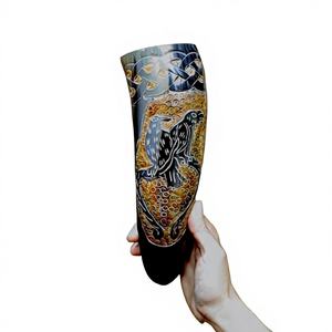 Cuerno de Buey Vikingo para Beber, Cuerno de Búfalo, Estilo Moderno, Ecológico, Hecho a Mano, Tamaño Personalizado, Decoración para el Hogar, Regalo, Artesanía Mundial, Impex - Product Image 4