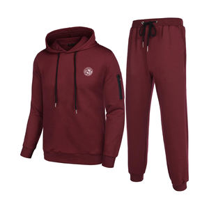 Conjunto Deportivo de 2 Piezas para Hombre, Resistente al Viento, con Capucha, Estilo Casual, para Correr, Trotar, Personalizable con Logotipo OEM, Venta al Por Mayor de Fábrica - Product Image 1