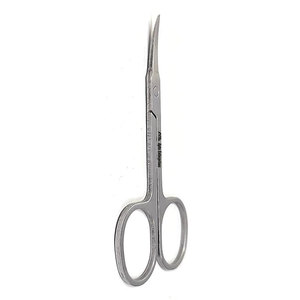 Eyebrows Hair Cutting Curved <b>Scissors</b> Professional Safety Cuticle <b>Scissors</b> for Precise Eyebrow Shaping Facial Hair Trimming - Product Image 1