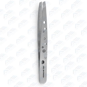 Pinzas para Cejas con Punta Inclinada, Diseño Hueco, Agarre Perfecto, Instrumento de Belleza - Product Image 5