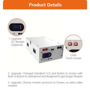 ระบบจัดเก็บพลังงานแสงอาทิตย์สำหรับบ้านของฉัน 5KVa 5KW 12KWh 15KWh 16KWh 18Kw แบตเตอรี่ลิเธียม 16S 100Ah 300Ah 48V - Product Image 6
