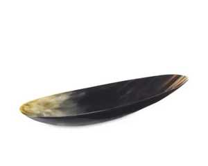 Tazón de Cuerno de Búfalo Tallado a Mano de Lujo, Elegante Tazón Rústico para Servir, Vajilla para Cocina y Comedor - Product Image 1