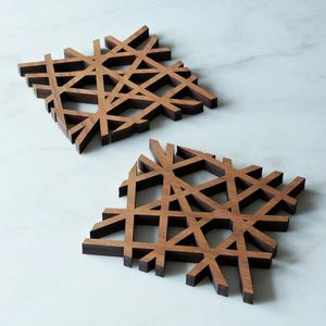 ที่รองแก้วไม้คุณภาพพรีเมี่ยมสำหรับอุปกรณ์รอมฎอน - Product Image 3