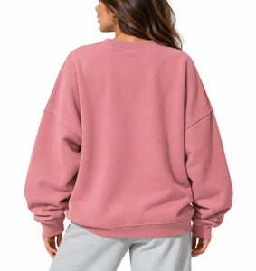 Ensemble de survêtement pour femmes, sweat-shirt à capuche rose à blocs de couleur, manches longues, pantalon de jogging en molleton, ensemble de sport décontracté 2 pièces - Product Image 5