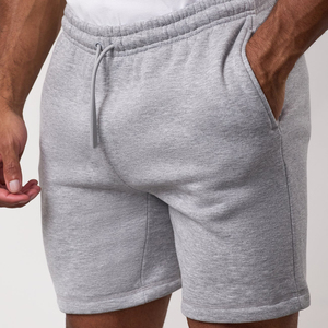 Shorts unisexe personnalisés style urbain d'été respirants en polyester/coton avec cordon de serrage taille mi-haute longueur genou - Product Image 1