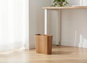 ถังขยะไม้ดีไซน์สวย เหมาะสำหรับสำนักงาน ห้องอ่านหนังสือ ห้องนอน ห้องทำงานที่บ้าน และใช้ตกแต่งภายในบ้าน จากอินเดีย - Product Image 5