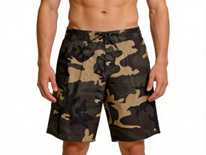 High Quality Men's <b>Board</b> Shorts Quick Dry Elastic Waist Casual <b>Swim</b> Trunks with Pockets Mid Rise Solid Waterproof - Product Image 3