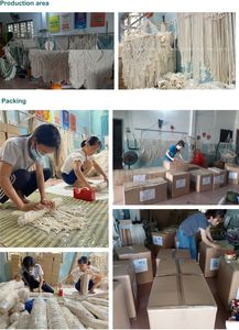 Chaise suspendue bohème en macramé JNC, faite à la main, écologique - Product Image 6