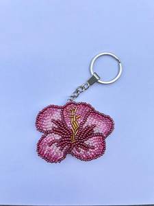 TIMELESS CRAFT Handmade Cotton Flower Keychain Floral <b>Bag</b> Charm Designer Pendant <b>Key</b> <b>Ring</b> Gift Woven Decorative Charm - Product Image 6