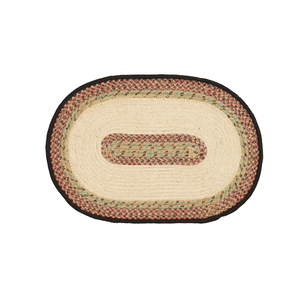 Handmade Braided Jute Dining Mat <b>Set</b> Multi-Color Oval <b>Table</b> <b>Runner</b> Oval <b>Placemats</b> Eco-Friendly Home Decor Wholesale - Product Image 1