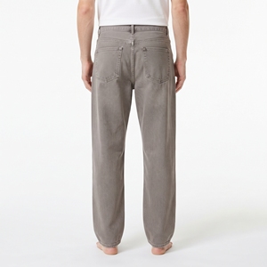 Pantalon en jean décontracté pour jeunes garçons, coupe ample, taille mi-haute, avec poches latérales, style streetwear décontracté pour la mode de tous les jours - Product Image 2
