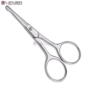 Custom High Precision Curved Nail Scissors Stainless Steel Handle Manicure <b>Tool</b> for <b>Cuticle</b> Nail Trimming - Product Image 1