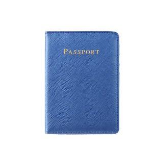 Low Moq Pu Leather <b>Passport</b> Holder and Travel Tag Set Promotional Id Card <b>Wallets</b> with Your logo <b>Passport</b> Holder in Stock - Product Image 3